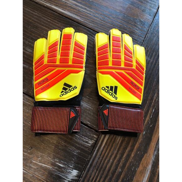 Adidas Goalkeeper Goalie Gloves Predator Replique Soccer CW5600 Mens Size 8